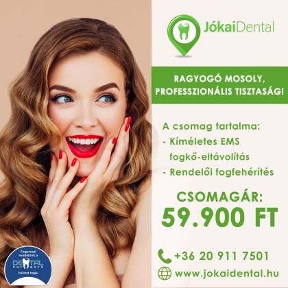 EMS fogkő-eltávolítás és fogfehérítés csomag